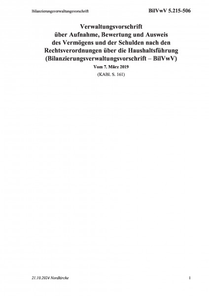 5.215-506 Bilanzierungsverwaltungsvorschrift